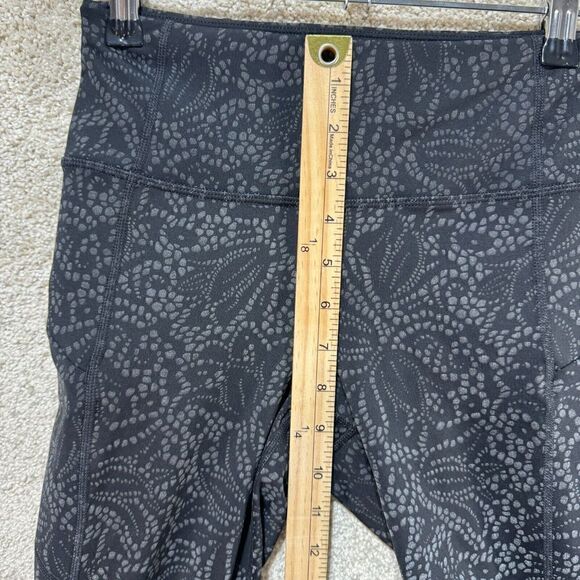 Athleta Contender Reflective 7/8 Tight Womens XXS Black Side Zip Pockets Legging - Picture 9 of 16